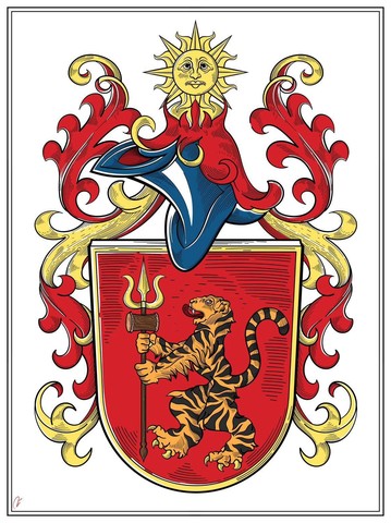 Parth Vashishta family crest logo